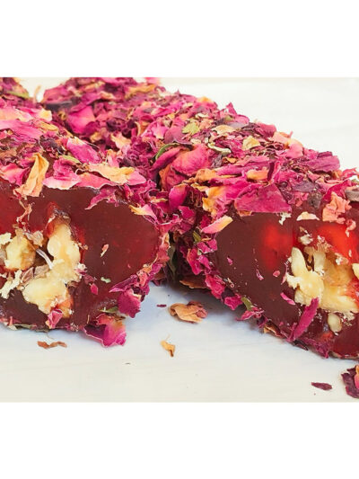 Σουτζούκ Λουκούμ Με Ροδοπέταλα