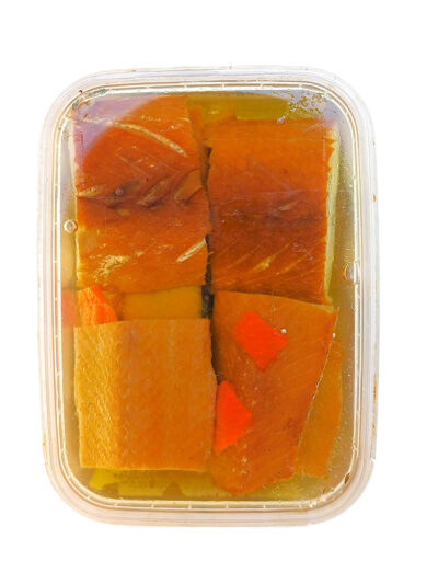 Ουζομεζές - φιλέτα σε τάπερ 320γραμ.